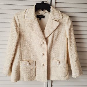 Talbots tweed blazer